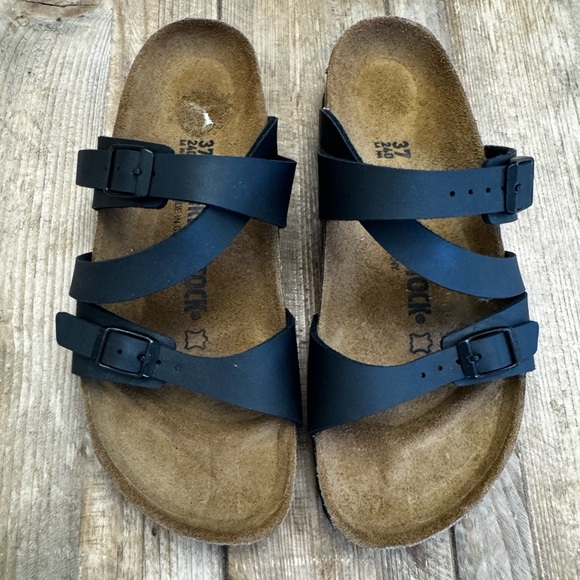 New Birkenstock Salina Birko-flor Black- Women's Size EU 37 US 6 $140 - Picture 3 of 9
